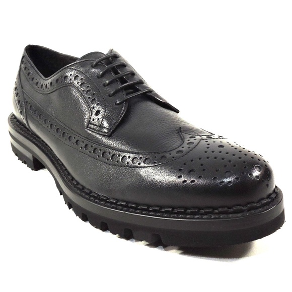 ALBERTO CICCIOLI ?? MEN\'S BLACK SOFT LEATHER COMFORT WINTER OXFORD main image 6